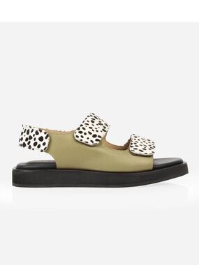 Limited Edition Poppy Barley Wanderlust Sandal 2.0 in Matcha & Spots